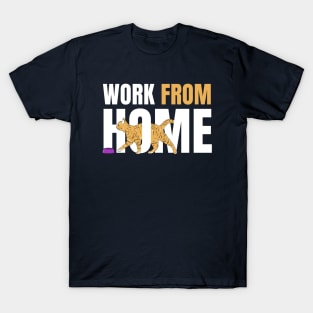 Work From Home Cat T-Shirt